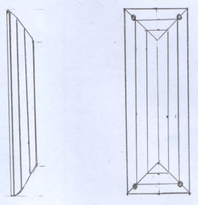 Prisma rechteck 4135/70x25mm