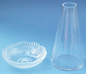 Kerzenhülse Glas leuchter