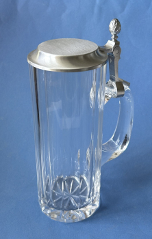 Bierkrug  zinndeckel 0,5 L