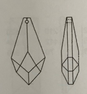 Spitzwachtel 4131/63x31mm