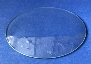 Scheinwerferglas gebogen 150mm