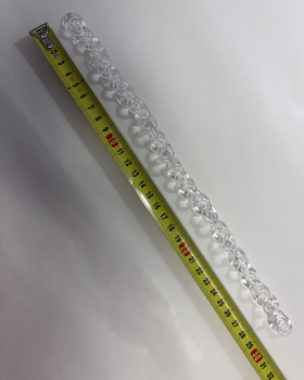 Glaskette für Kronleuchter