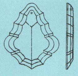 Pendeloque 4450/63x40 mm