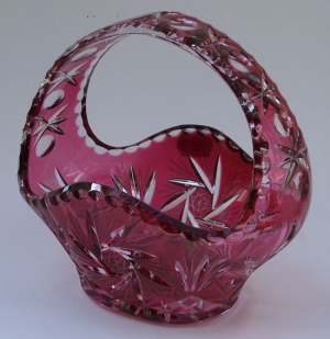 Korb Schleuder Überfang goldrubin 55002/21 cm