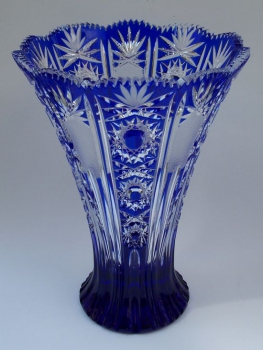Vase Paris Überfang kobaltblau 1015/32 cm