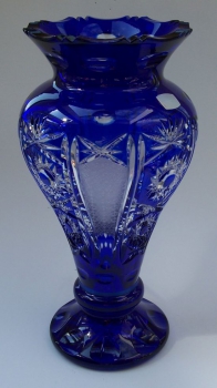 Vase Paris Überfang kobaltblau 1354/31 cm