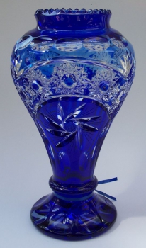 Vase Paris Überfang kobaltblau 1354/30 cm