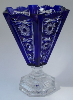 Vase Paris Überfang kobaltblau 156/26 cm
