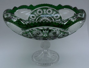 Schale Paris Überfang grün 102/29 cm