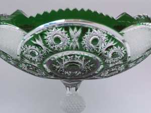 Schale Paris Überfang grün 102/29 cm