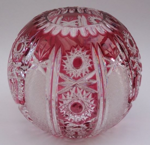Vase Paris Überfang goldrubin 1068/16 cm