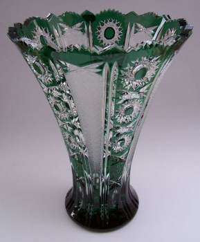 Vase Paris Überfang grün 1015/32 cm
