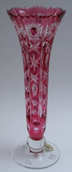 Vase Paris Überfang goldrubin 1024/26 cm