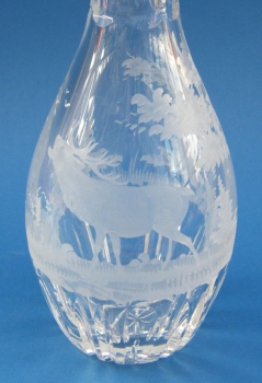 Karaffe Jagdgravur 3/4 Liter