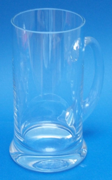 Bierkrug aus Glas 0,5 Liter