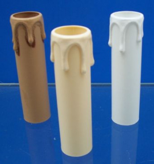 Kerzenhülse mit Tropfen länge 100mm innen 24mm