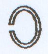 Ring oval 8x6mm Messingfarben