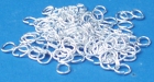 Ring oval 8x6mm Messingfarben