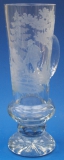 Bierkrug aus Glas mit gravur 1.0l 23/116