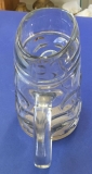 Bierkrug aus Glas 1,0 Liter 9999/31