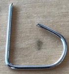 Clip 9185/11x10mmmm silberfarben