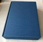 Geschenkarton mit 2 Gläsern blau