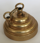 Lampenbaldachin mit Patina für alte Leuchten