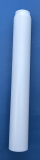 kerzenhülse aus Glas weiss deckend 9681/14