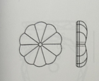 Rosette 4700/45mm