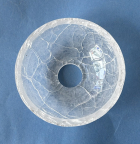 LIchschale Craquelé glas 120mm durchmesser