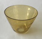 Lampenschirm gelb gebläselt