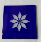 Buntglasecke Friesecke 110x110mm