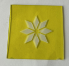 Buntglasecke Friesecke 110x110mm