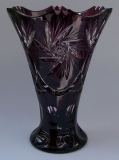 Vase Schleuder Überfang amethyst 1015/26 cm