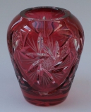 Vase Schleuder Überfang goldrubin 1013/13 cm