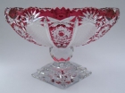 Schale Paris Überfang goldrubin 102/29 cm
