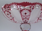 Schale Paris Überfang goldrubin 102/29 cm