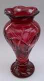 Vase Überfang goldrubin 1354/26 cm