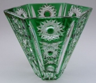 Vase Paris Überfang grün 156/18 cm