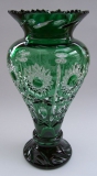 Vase Paris Überfang grün 1354/31 cm