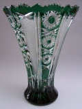 Vase Paris Überfang grün 1015/32 cm