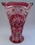 Vase Paris Überfang goldrubin 1015/32 cm