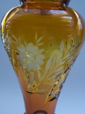 Vase Blume Überfang bernstein 1354/31 cm