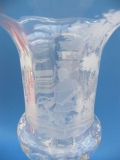 Vase Jagdgravur