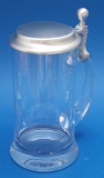 Bierkrug aus Glas 0,5 Liter